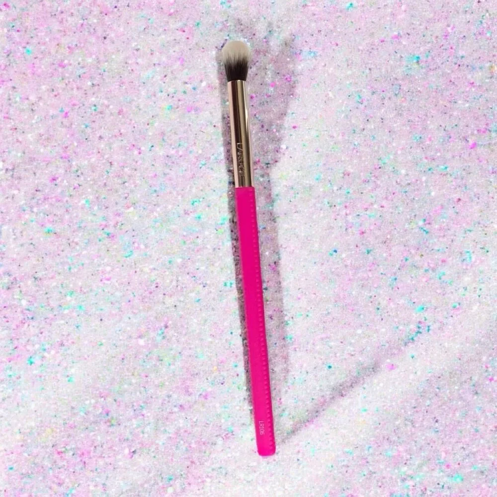 LARUCE BEAUTY Kayla 4-Piece Eye Makeup Brush Set in Pink New In Carrying Case